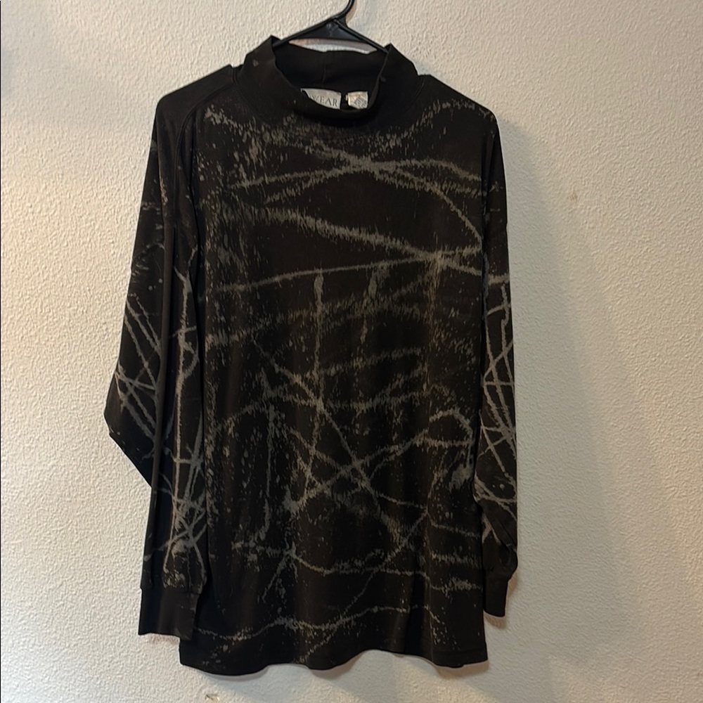 EWear Mockneck tie dye long sleeve size 3X